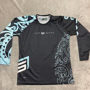 Marath Surf Mexico DryTech Jersey Long Sleeve Black Tribal Size Men's XL